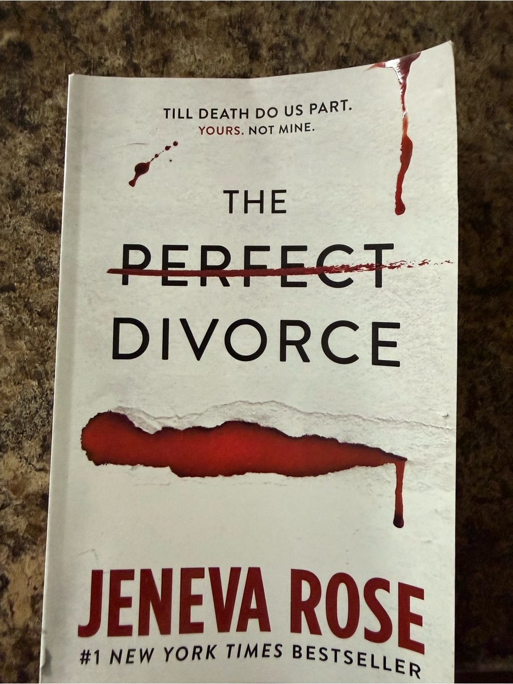 The Perfect Divorce Paperback - White & Red Cover